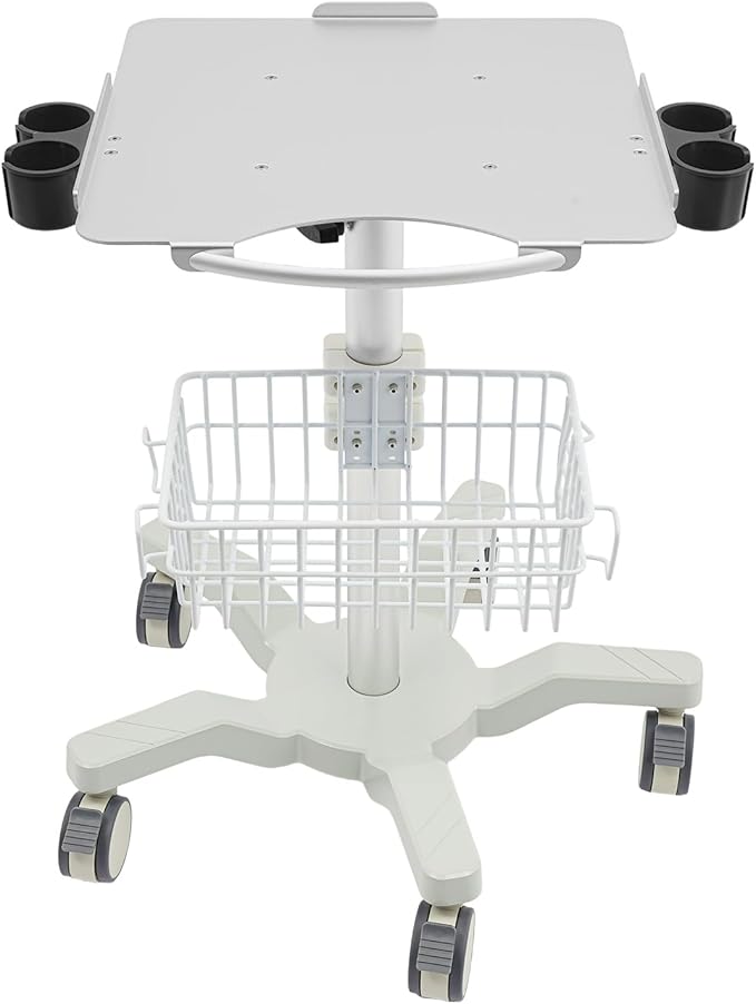 Medical Trolley Cart with Locking Wheels - Image 6