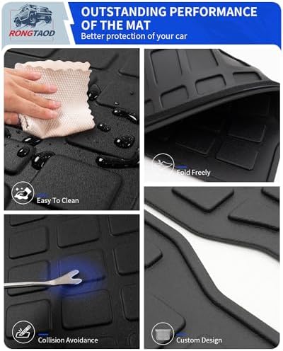 Rongtaod Kick Mats for 2024 2025 2026 Toyota Grand Highlander 8 Seats - Image 4