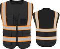 YOWESHOP High Reflective Visibility Safety Vest Custom Your Logo Safety Workwear by YOWESHOP