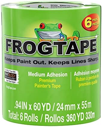 FrogTape Multi-Surface Painter's Tape with PAINTBLOCK, 0.94 in x 60 Yds by FROGTAPE