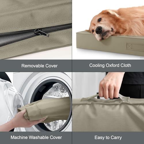 Large Waterproof Orthopedic Dog Bed with Egg Crate Foam - Image 6