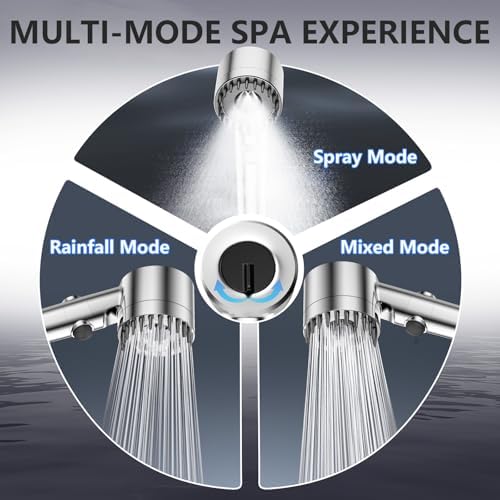 PWERAN Filtered Shower Head with Handheld,High Pressure Shower Heads Filter - Image 4