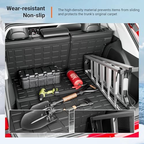 powoq Cargo Mat & Backrest Mats Compatible with 2019-2023 Jeep Cherokee - Image 4