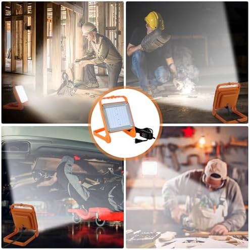 No Burn Risk 50W LED Work Light 2-Pack,8,000LM 5000K Daylight - Image 5