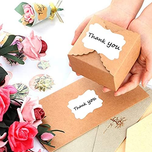 SALEMAR White Label Sticker, 2x3 inch Fancy Shape Labels for Essential Oil Bottle or Food Jars, Name Tags Stickers, 200PCS(White) - Image 3