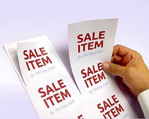 NextDayLabels – 4" x 3-1/3" Rectangular Sticker Labels - Image 3