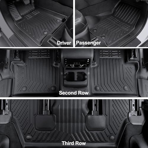 Floor Mats for Jeep Grand Cherokee L 6 Seats 2026 2021-2025 - Image 2