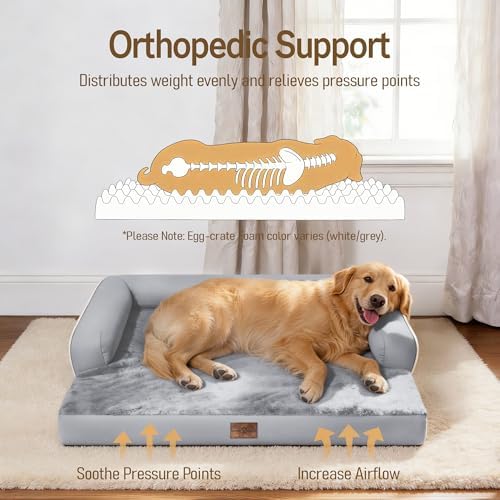 Comfort Expression Orthopedic XL Dog Bed for Large and Extra Large Dogs - Image 2