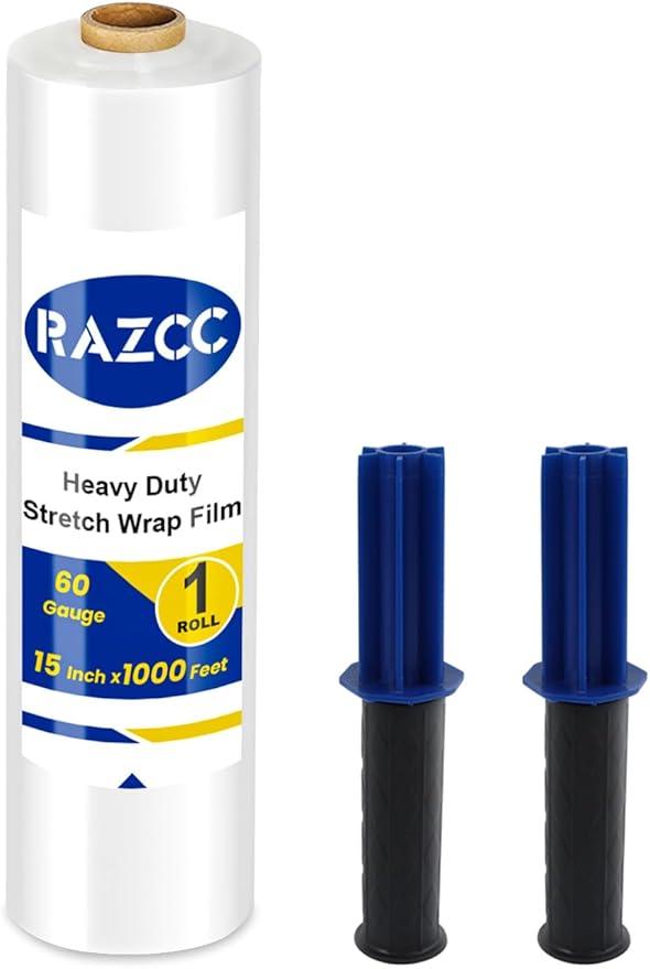 Stretch Film, RAZCC Stretch Wrap Industrial Strength, Shrink Wrap by RAZCC