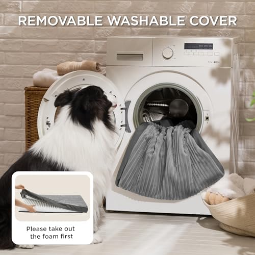 Bedsure ComfyFleece Small Dog Bed with Washable Cover, 23x17 Cat Puppy Bed - Image 5