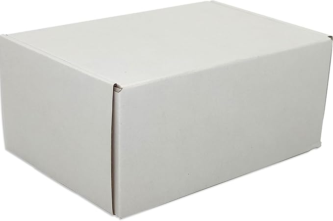 Small White Shipping Boxes for Small Business Pack of 25-9x6x4 inches Cardboard - Image 5