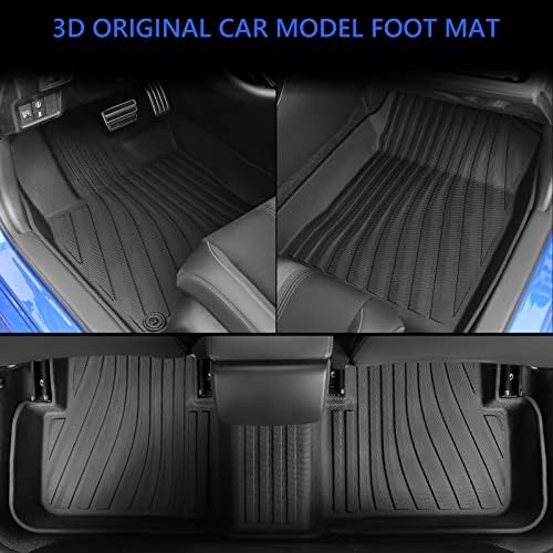 powoq Floor Mats Cargo Mat Compatible with 2022-2026 Honda Civic Sedan - Image 4