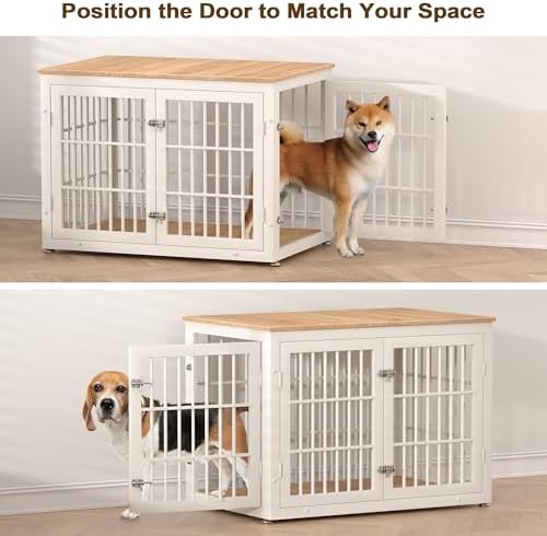 rehomerance 38" Heavy Duty Dog Crate Furniture for Large and Medium Dogs - Image 3
