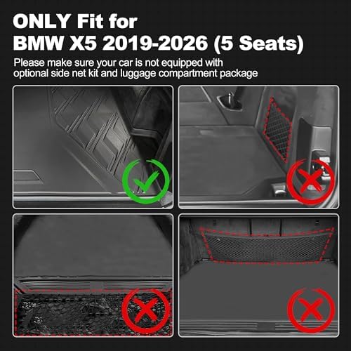 AOMSAZTO Cargo Mat Fit for BMW X5 2019-2026 ONLY 5 Seats - Image 2
