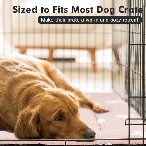 Mora Pets Dog Crate Pad Dog Bed for Crate Washable Flat Pet Kennel Mat Cute - Image 5