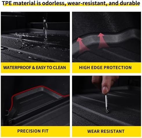 Cargo Liner for 2023 2024 2025 Mercedes Benz GLC Class All Models GLC 300 /GLC43 AMG (Not Fit Coupe / 300E/ 350E), TPE All Weather Trunk Mat Accessories - Image 3