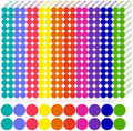 3000 PCS 1/2 Inch Colored Dot Stickers Round Color Coding Labels Circle Dots Labels Price Stickers Polka Circle Dots Sticker Label Sticker for Office, Classroom, Papers Etc by Dreecy