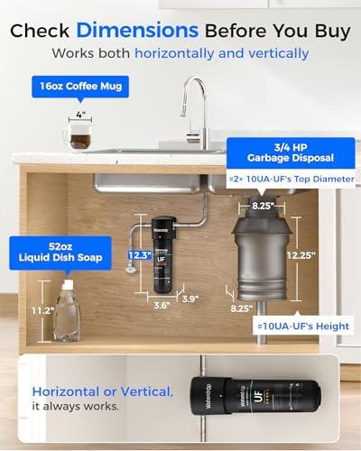 Waterdrop 10UA-UF 0.01 μm Ultra Filtration Under Sink Water Filter System - Image 5