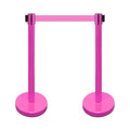 VIP Crowd Control Retractable Belt Stanchion Queue Safety Barrier Set by CrowdControlCenter