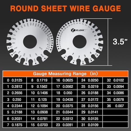 ZeeDix Wire Gauge Measuring Tool (2 Pcs) - Image 6