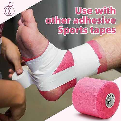 OK TAPE Pre Wrap Tape 4-Rolls 120 Yds Athletic Foam Underwrap for Sports - Image 5