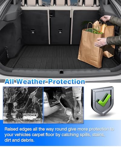 Cartist Cargo Liner for BMW I4 eDrive35 / eDrive40 / xDrive40 / M50 2022-2026 Trunk Mat, All Weather Cargo Mat for i4 Accessories, Heavy Duty Car Mats, Car Accessories - Image 3