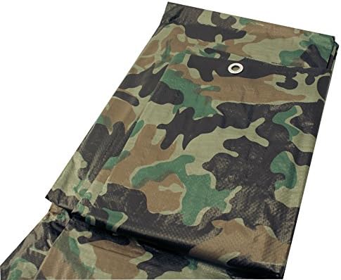 Erickson 57003 Camo Mid Grade Poly Tarp, 12' x 16', 1 Pack by Erickson