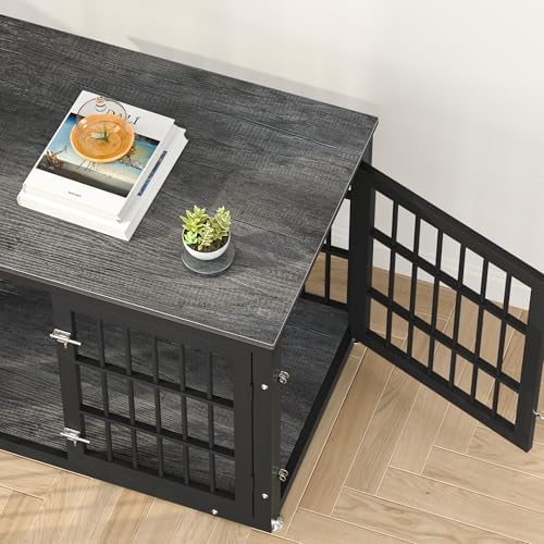 rehomerance 32" Heavy Duty Dog Crate Furniture for Small and Medium Dogs - Image 6