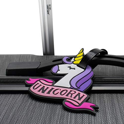 Miami CarryOn Novelty Collection Luggage ID Tags (2-Piece) (Sleeping Unicorn) - Image 3