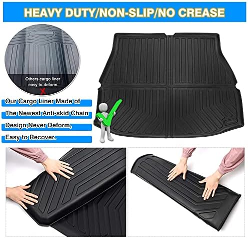 KUST Trunk Cargo Mat for Toyota Venza 2021-2025, All Weather Rear Cargo Liner for Toyota Venza Accessories - Image 4