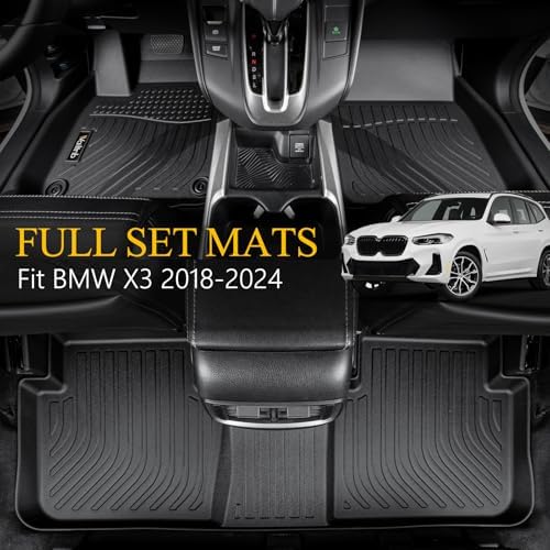 Floor Mats & Cargo Liner Backrest Mat for BMW X3 2018-2024 - Image 2