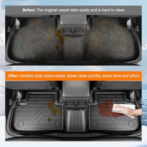 powoq Floor Mats Cargo Mat Compatible with 2019-2024 Subaru Forester - Image 3