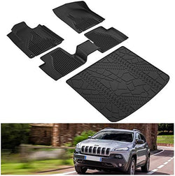 Kiwi Master Floor Mats & Cargo Mat for 2014-2023 Jeep Cherokee by KIWIMASTER