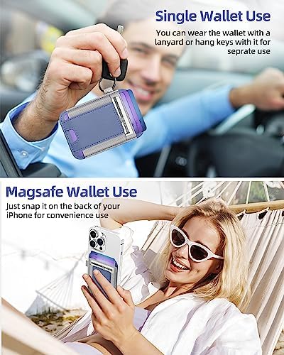 For Magsafe Wallet, 7 Card Holder, RFID Blocking, Strongest Magnet - Image 4