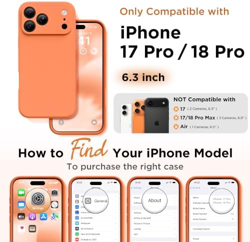 GolbinBox Magnetic for iPhone 18 Pro Case/17 Pro Case, Dusty Orange - Image 2