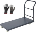 Heavy Duty Flatbed Cart 48"x24" Platform Truck, 2000 lbs Capacity Steel Hand by Unknown
