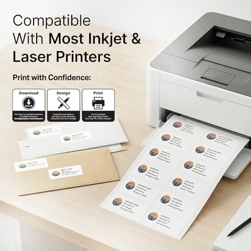 3" X 2" Matte White Printable Shipping Labels (500 Sheets, 5000 Stickers) - Image 3