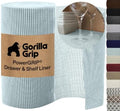 GORILLA GRIP powerGRIP Drawer Shelf and Cabinet Liner, 12"x20', Spa Blue by GorillaGrip