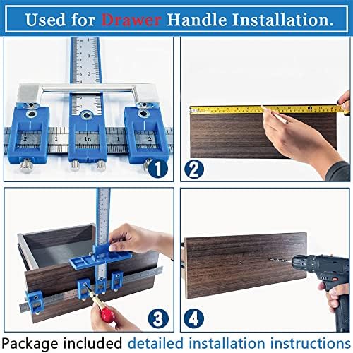King&Charles Cabinet Hardware Jig & Automatic Center Punch Set. - Image 4