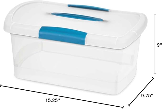 Sterilite Medium Nesting ShowOffs, Stackable Small Storage Bin - Image 10