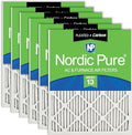 Nordic Pure 18x20x1 Pleated MERV 13 Plus Carbon Air Filters 6 Pack by NordicPure