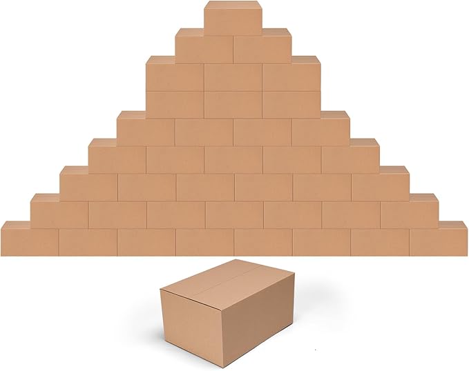 EdenseeLake 40 Pack 10x7x5 inches Shipping Boxes Small Cardboard Boxes by Edenseelake