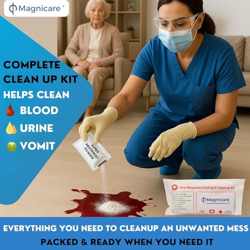 Bloodborne Pathogen & Vomit Cleanup Kit (2pack)- Be OSHA Compliant - Image 2