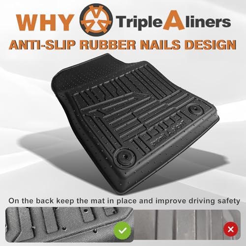 TripleAliners Floor Mats for 2025-2026 Nissan Kicks Accessories Anti-Slip - Image 5