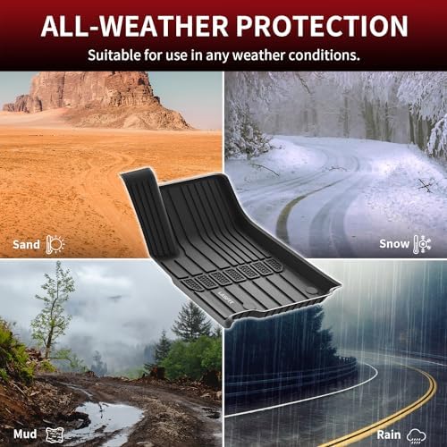 LASFIT Floor Mats for Jeep Grand Cherokee L 2021-2025 2026 6 Passengers - Image 4