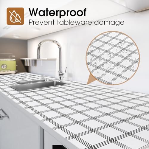 Beautysaid Shelf and Drawer Liner for Kitchen Cabinet Non Adhesive Non Slip - Image 7