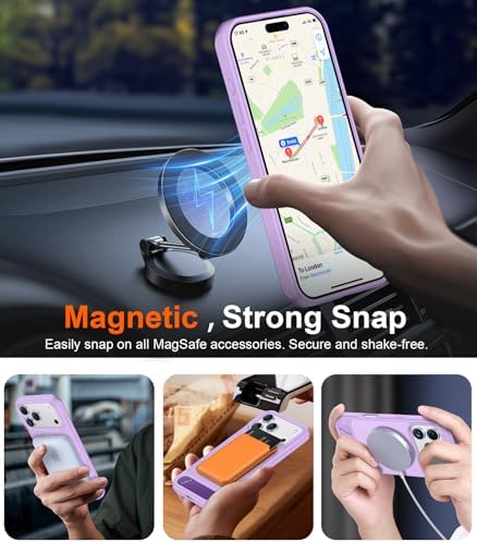 Temdan Magnetic for iPhone 18 Pro Max Case/iPhone 17 Pro Max Case Stand - Image 6