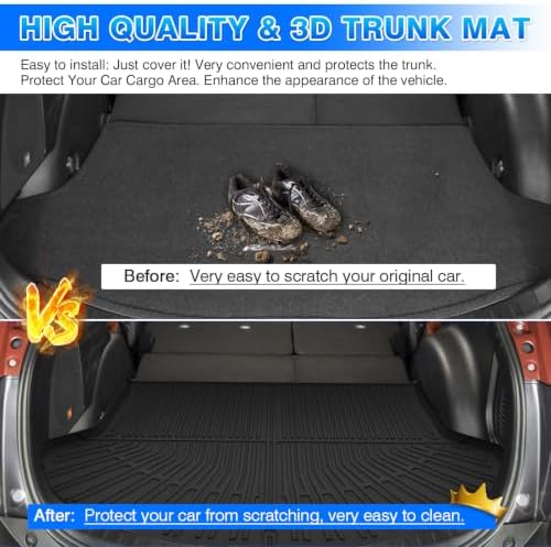 RAV4 Cargo mat - Trunk Mat for Toyota RAV4 2013-2018(Only Gas) - Image 6