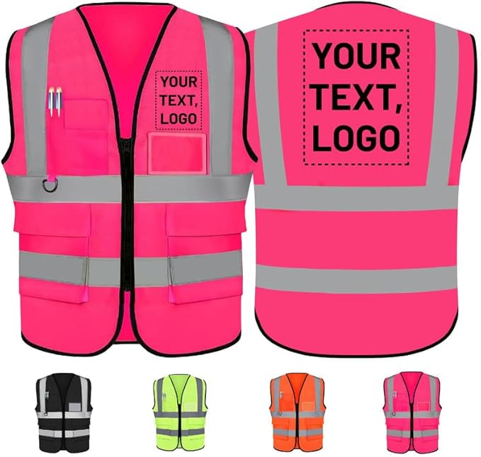 Personalized Safety Vest with Name & Logo by PersonalizedPassion