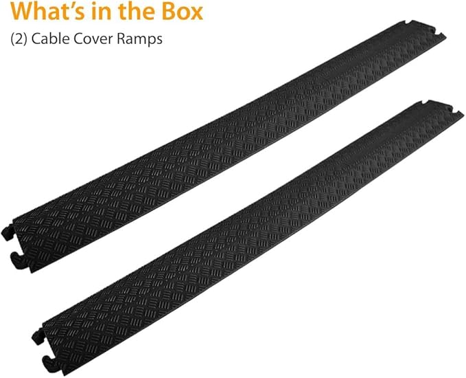 Pyle 80-Inch Rubber Cable Protector Ramp - Image 7